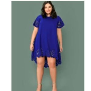 Blue T-shirt Dress